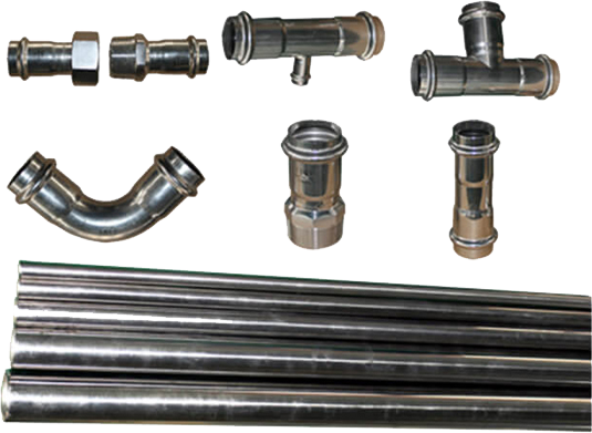 Tuber&iacute;a y accesorios de acero inoxidable